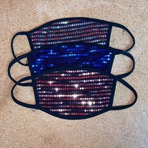 3 Sequin Fashion Face Masks